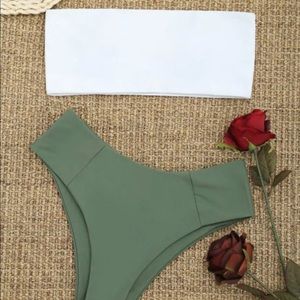 Army Green High Waist Bottom